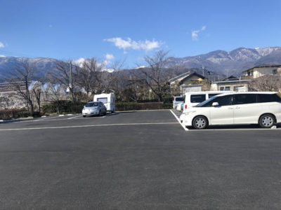 大型車スペースと小型車スペース