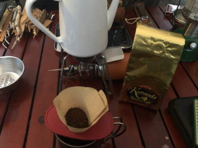 まずはコーヒー