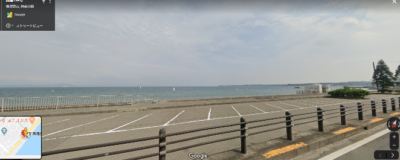 googleマップより 下浦海岸駐車場