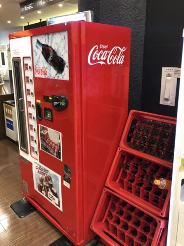 瓶コーラ自販機